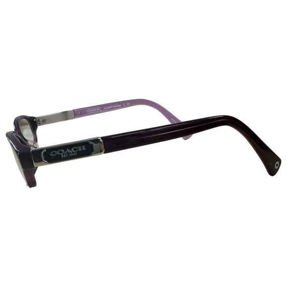 Coach Kinslee HC 6037F Purple Eyeglasses Glasses Frames – NEEDS LENSES - Picture 4 of 5